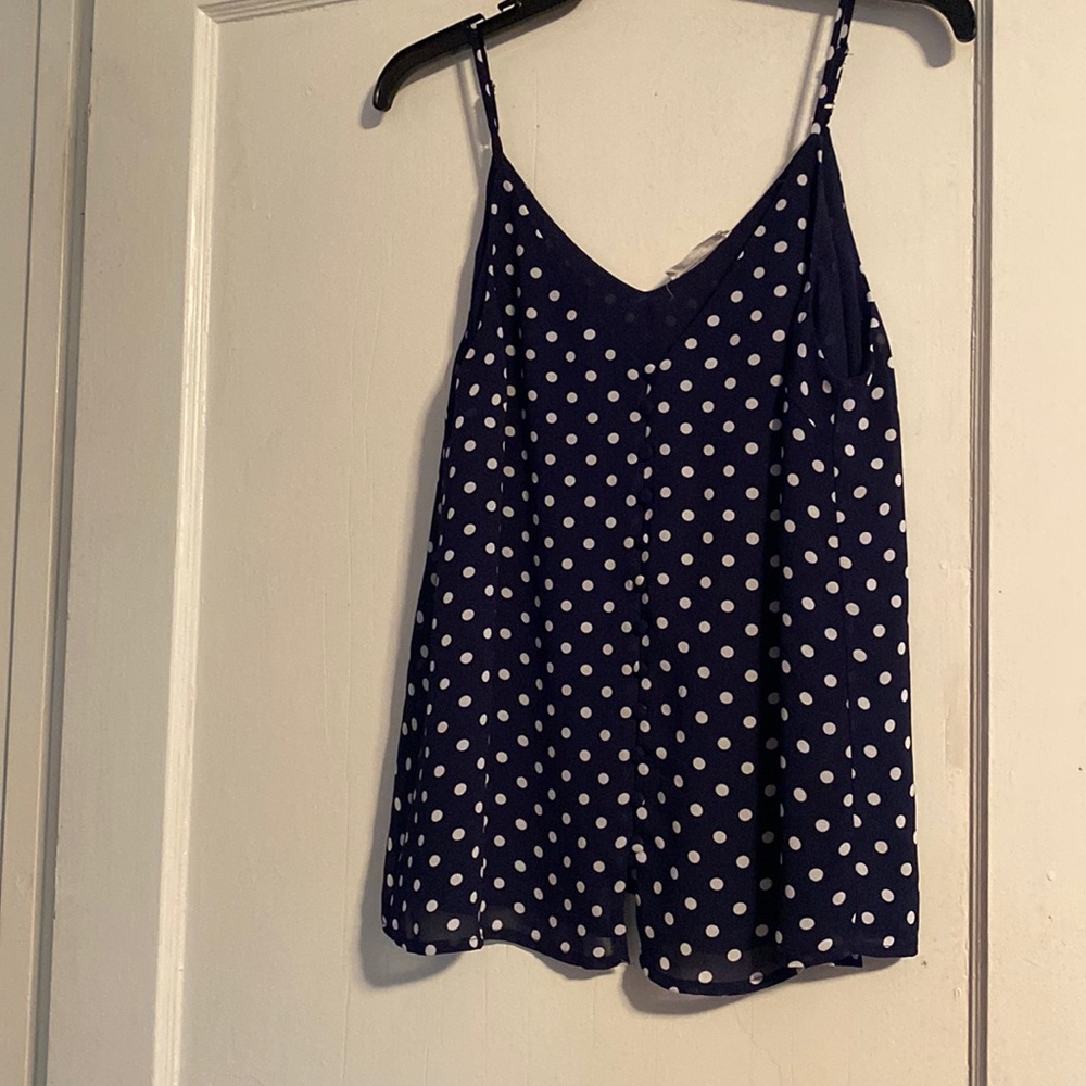 Button Front Tanktop Blouse